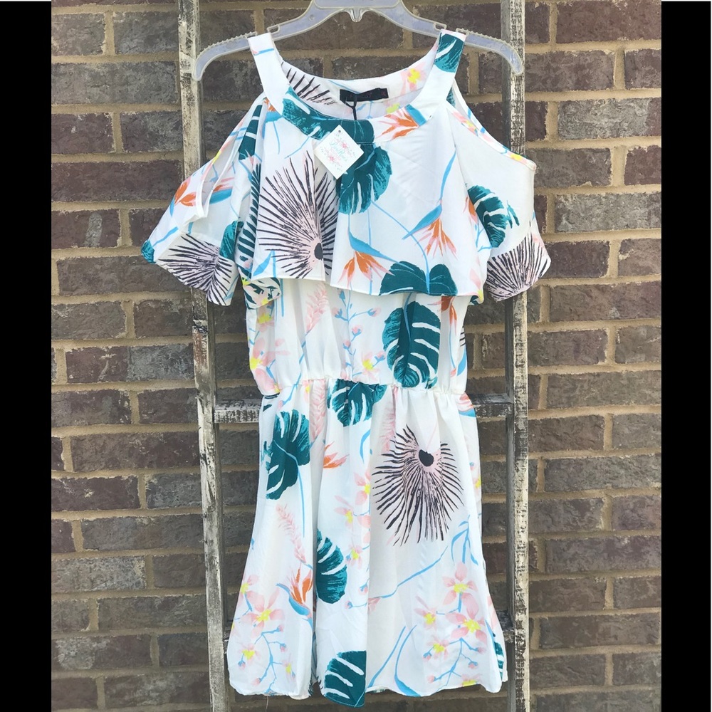 White Floral Dress